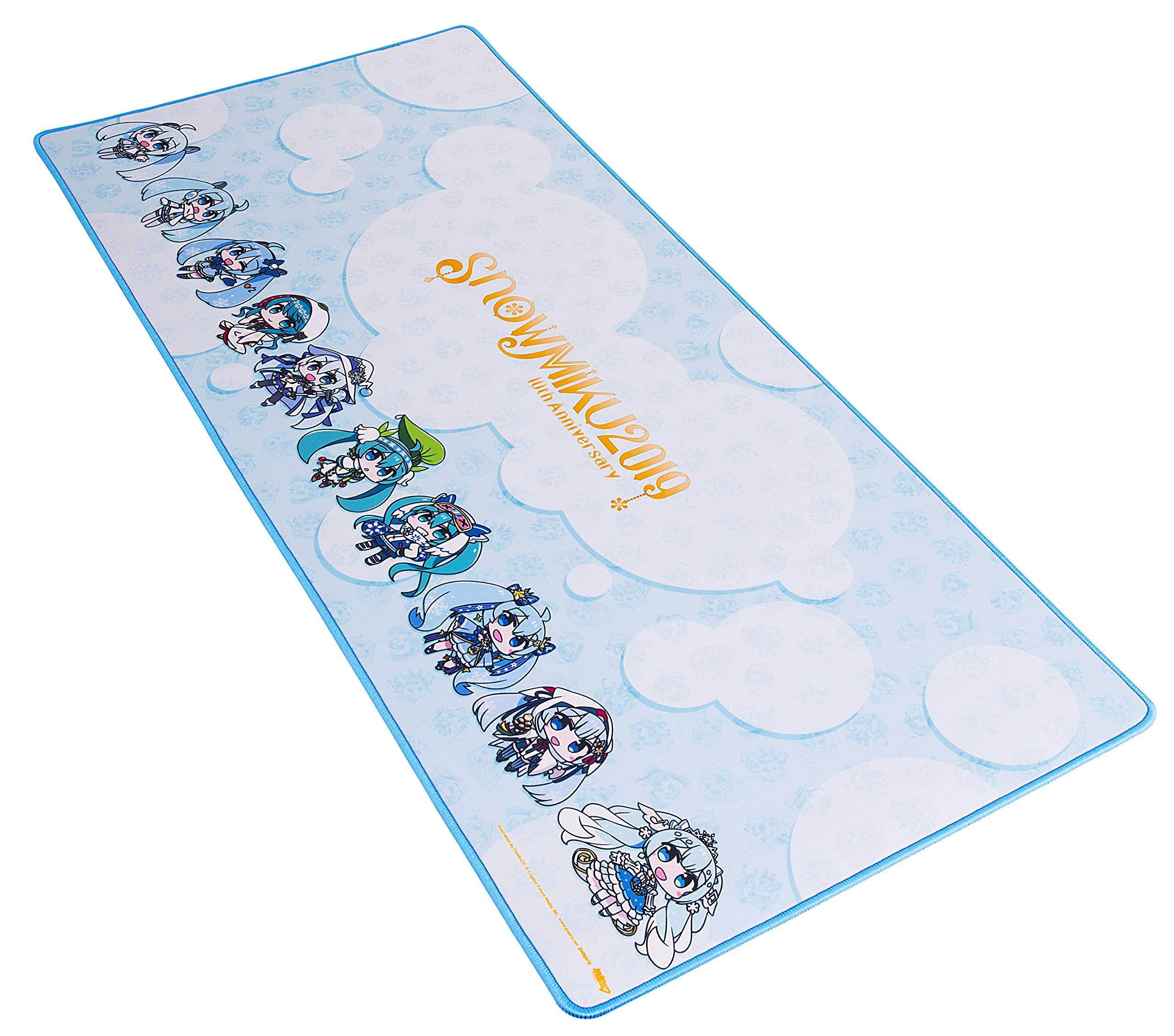 Thermaltake Tt Esports Dasher Extended Hatsune Miku Limited Edition Gaming Mouse Pad Snow Miku 2019 Edition Semi-Coarse Surface Non-Slip Rubber Base 35.43&rdquo;X15.75&rdquo;X0.16&rdquo; MP-DSH-Blksxs-09