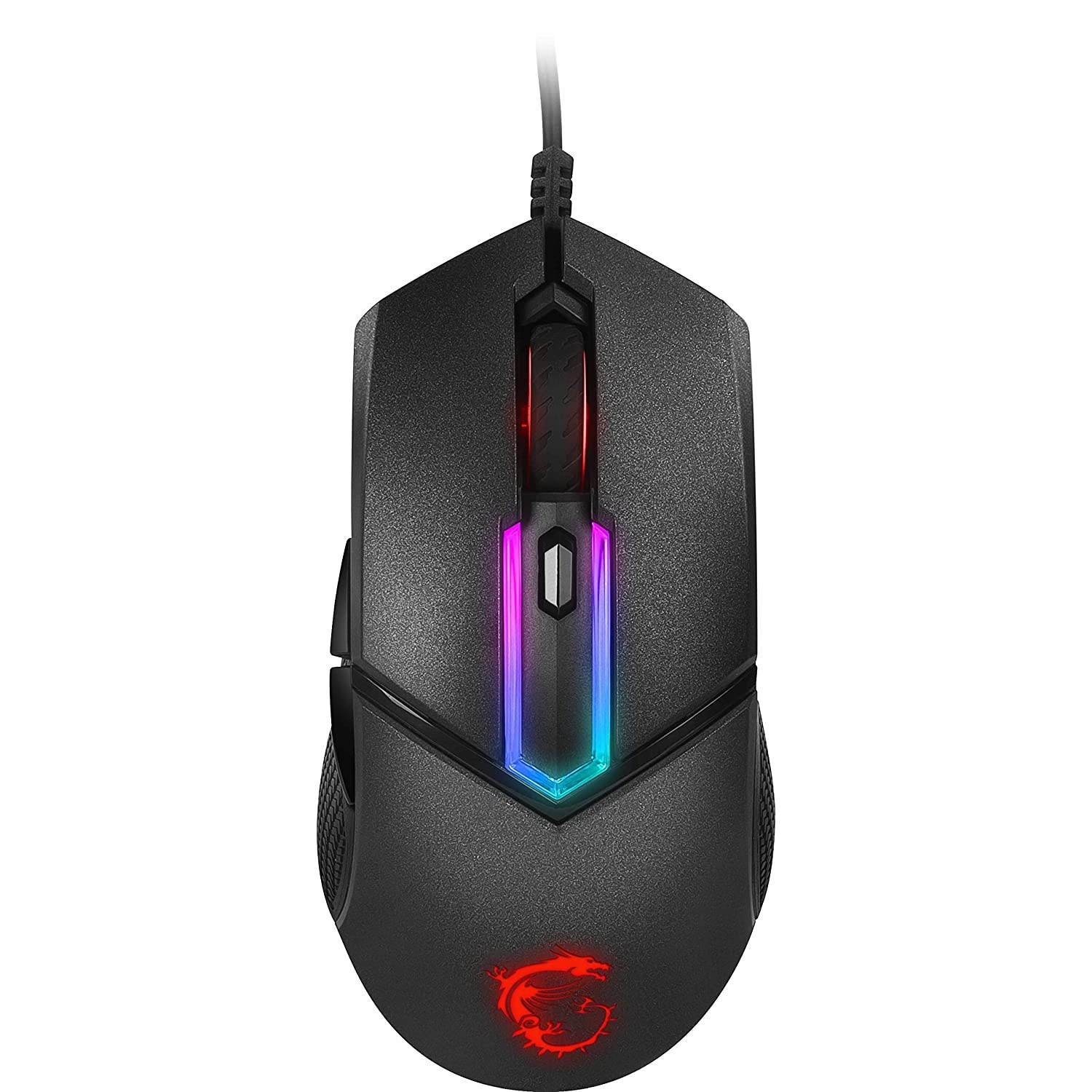 MSI Clutch GM30 6200 DPI Adjustable Omron Switch Symmetrical Design Wired RGB Gaming Mouse