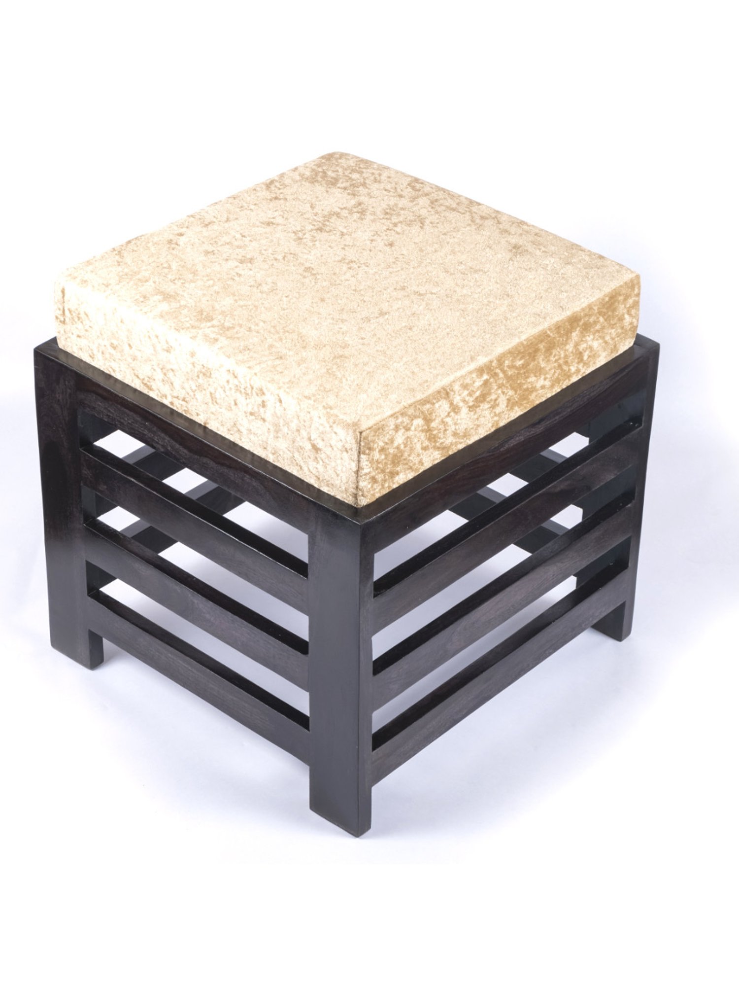 Ikiriya Houston Dark Brown Sheesham Wood Stool