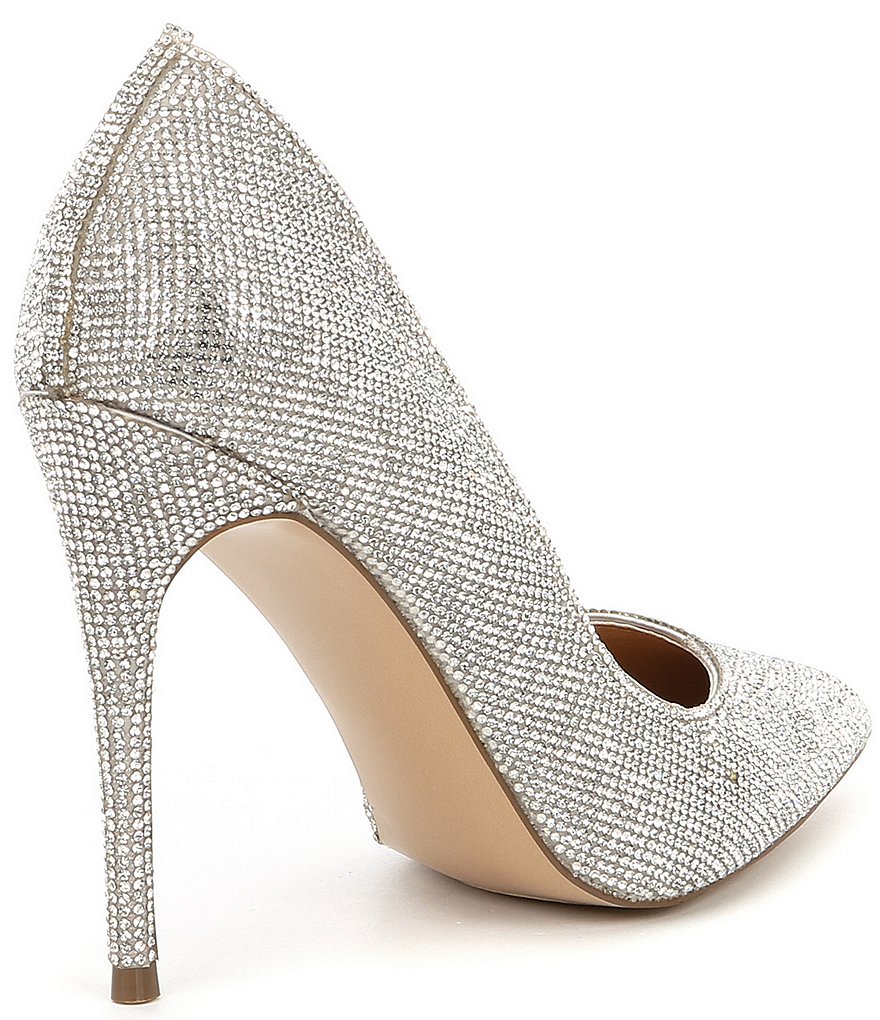 Pelle Moda Berlin Glitter Ankle Strap Pumps