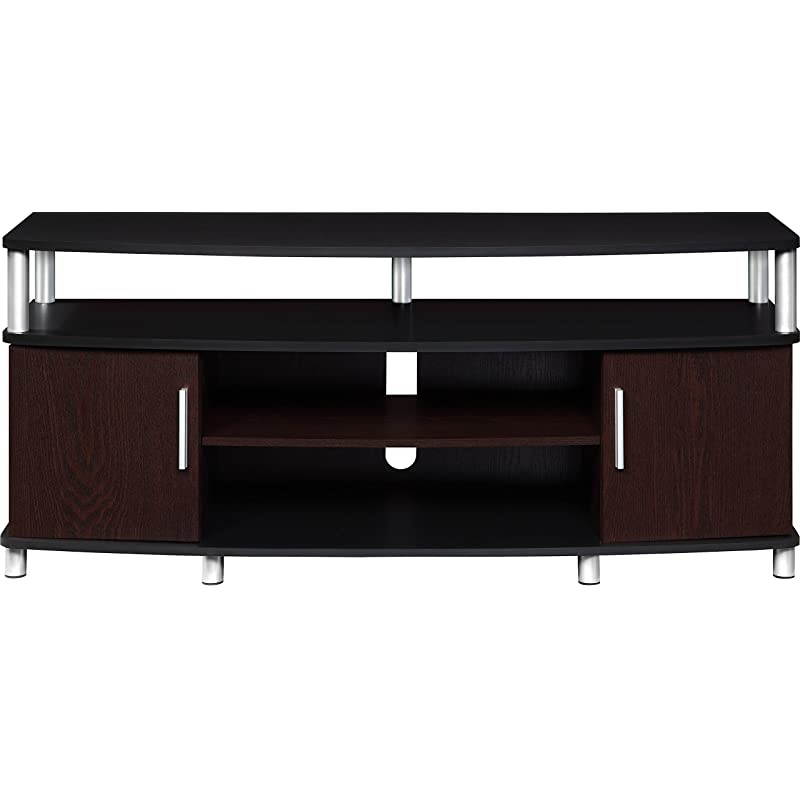 Carson TV Stand for TVs up to 50 CherryBlack