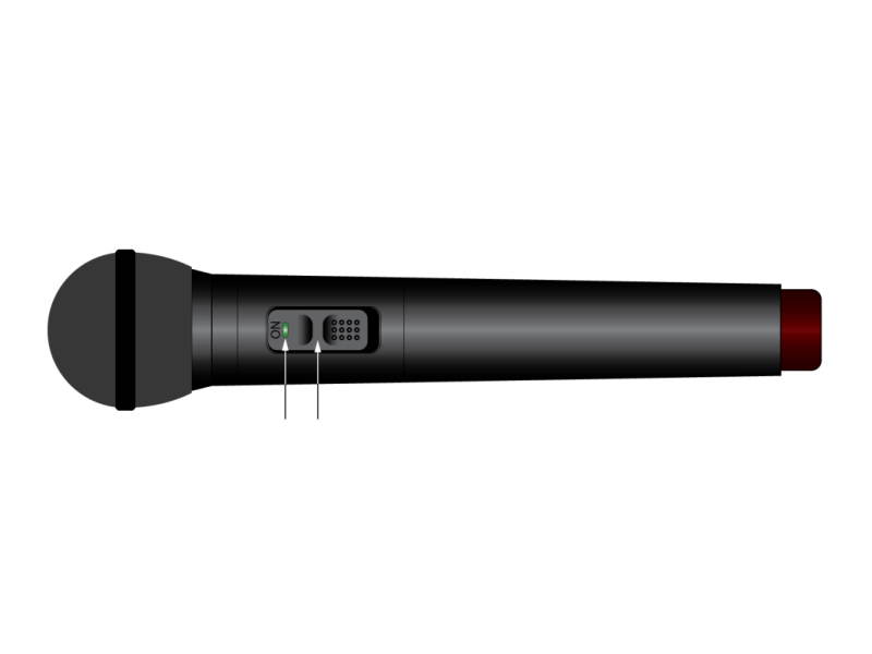 Hand-Held IR Wireless Microphone