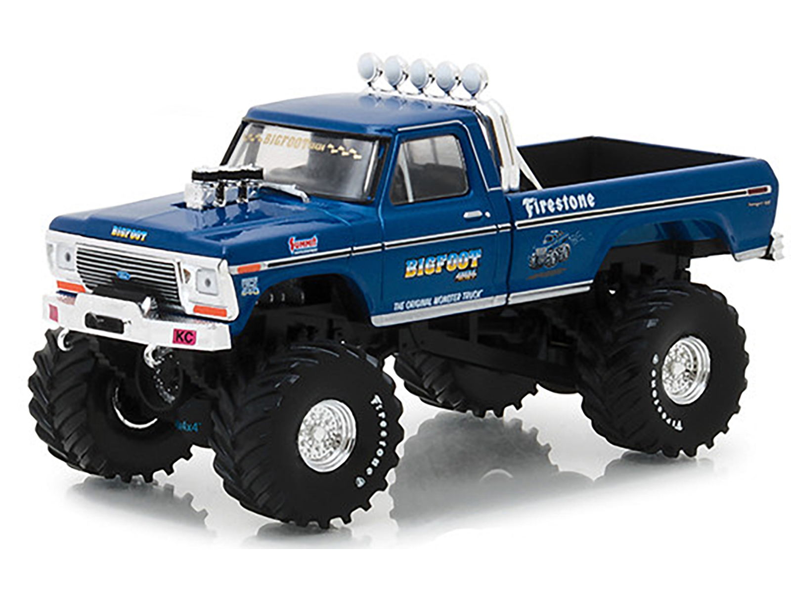 1992 Ford F-250 Monster Truck Yellow "Liquidator" "Kings of Crunch" Series 12 1/64 Diecast Model Car by Greenlight