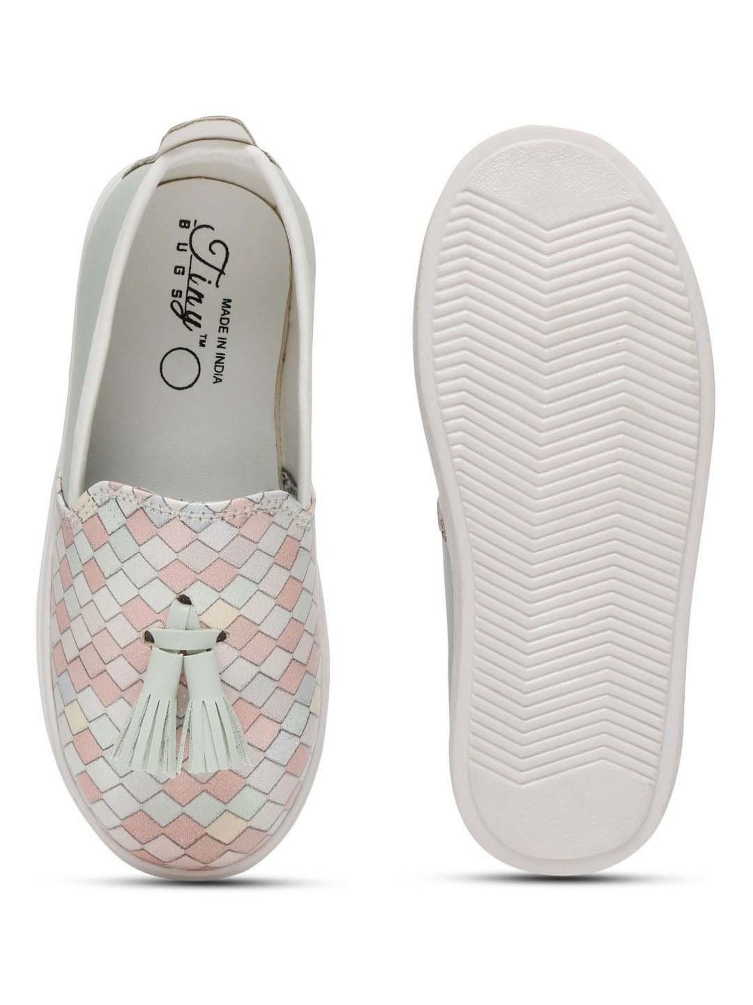 Tiny Bugs Kids Multicolor Moccasins