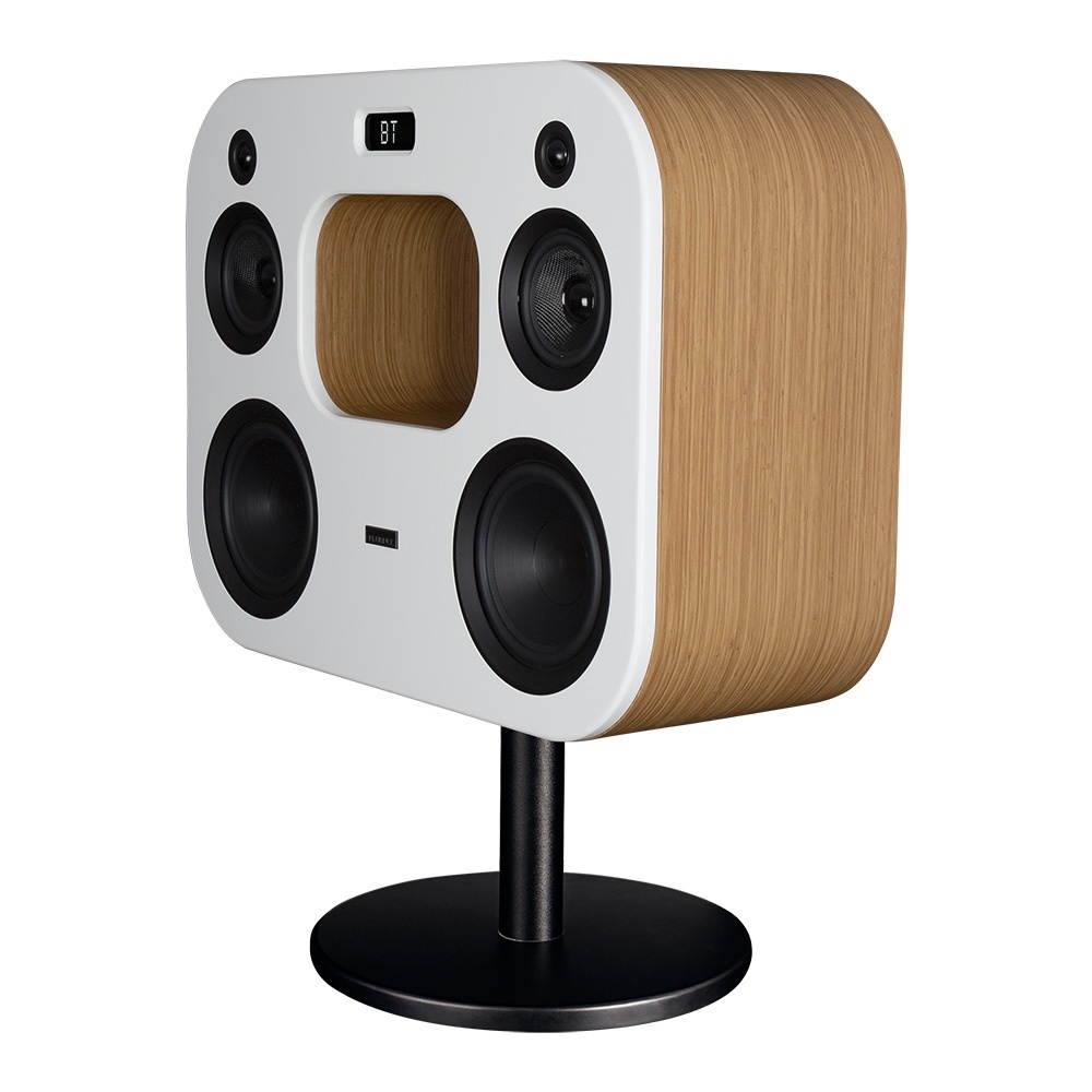 Fluance Fi70W Three-Way Wireless High Fidelity Music System with Powerful Amplifier & Dual 8" Subwoofers (Lucky Bamboo)