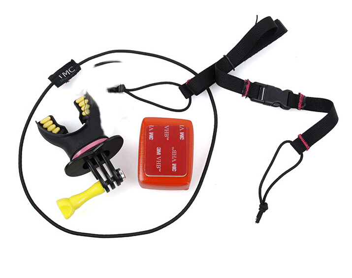 New Go pro Mouth Teeth Style Mount Surfing Diving Surf Dummy Bite for GoPro Hero 4 3 3+ 2 Gopro Hero 4 Session SJ4000 SJ5000