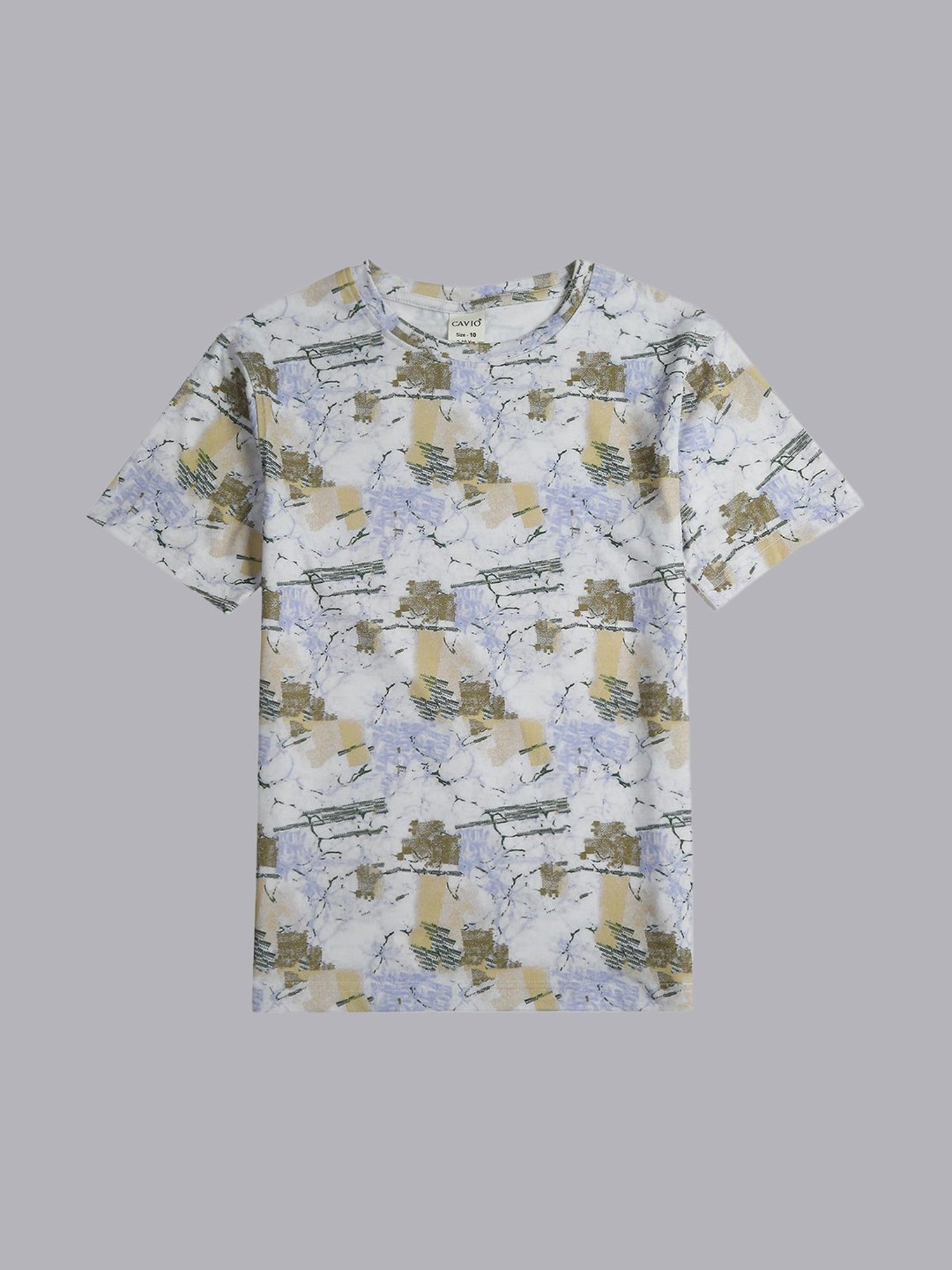 Cavio Kids Multicolor Printed T-Shirt