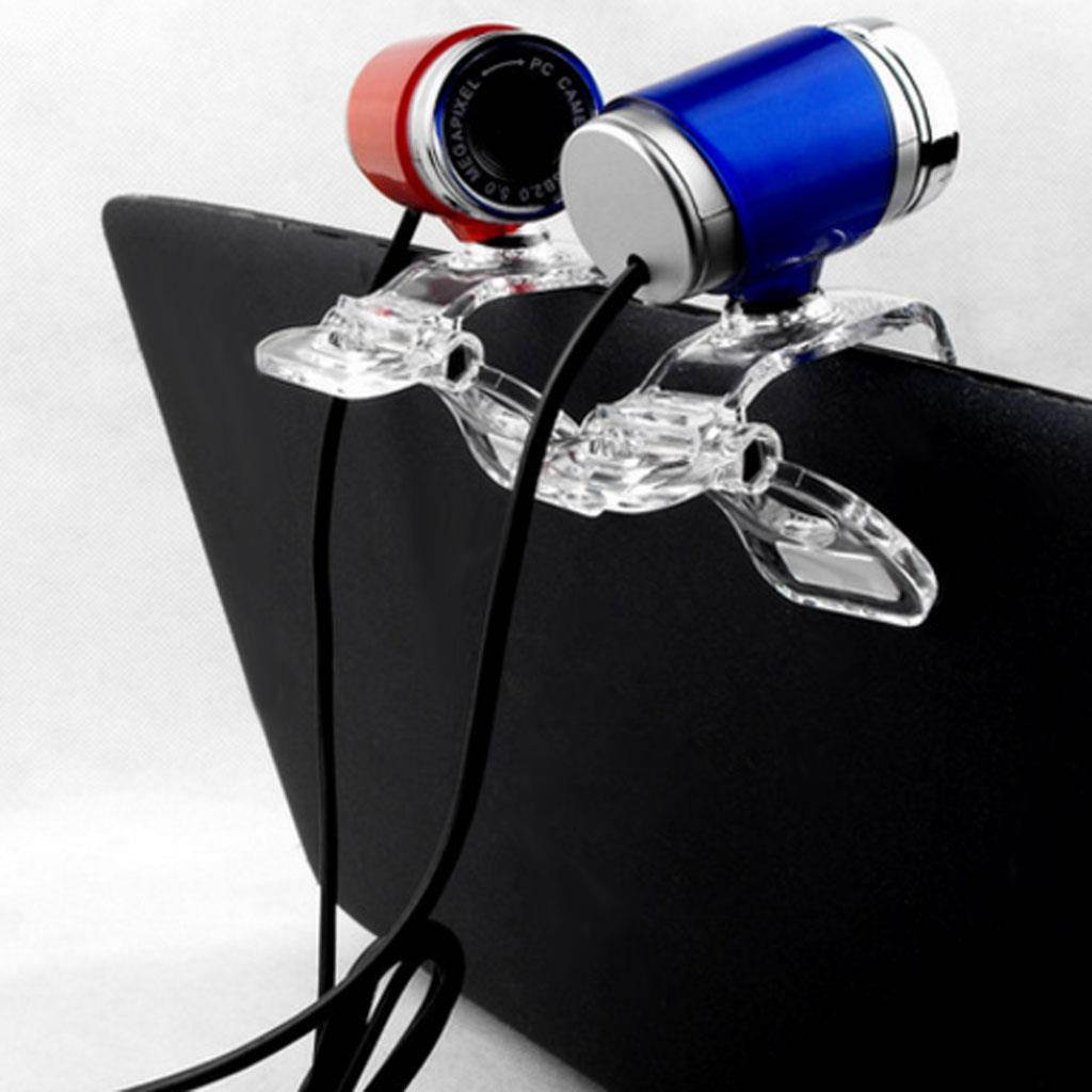 USB2.0 1.3MP HD Webcam Web Cam Camera 360 Degree for Computer Laptop PC Red