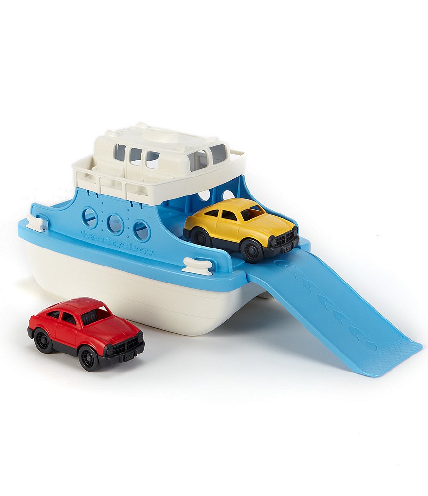 Green Toys Ferry Boat with Mini Cars Pool Toy