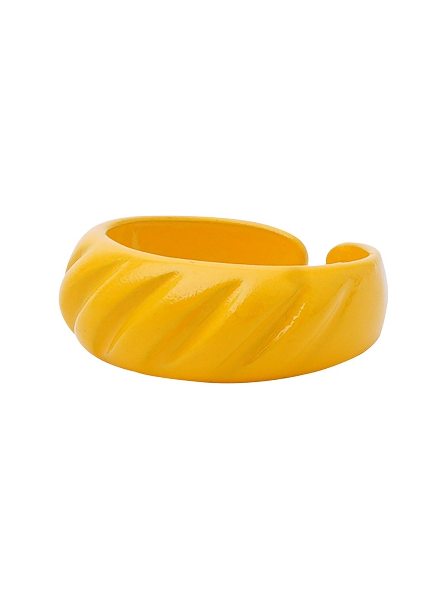 Joker & Witch Yellow Truffle Croissant Ring