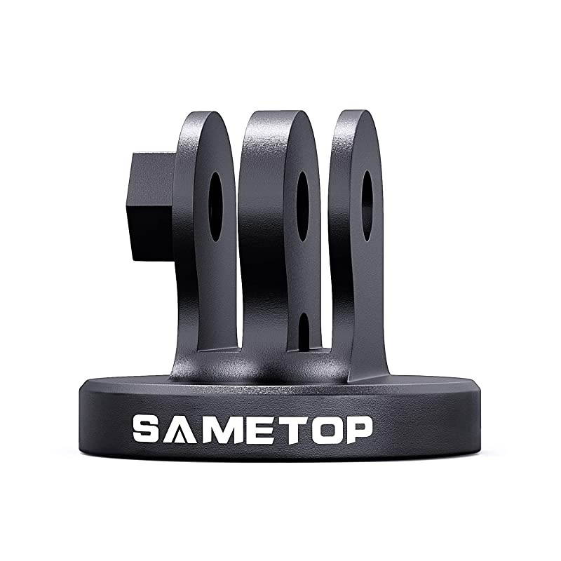 Aluminum Tripod Mount Adapter Compatible with Gopro Hero 9 8 7 6 5 4 Session 3+ 3 2 1 Hero 2018 Fusion DJI Osmo Action Cameras