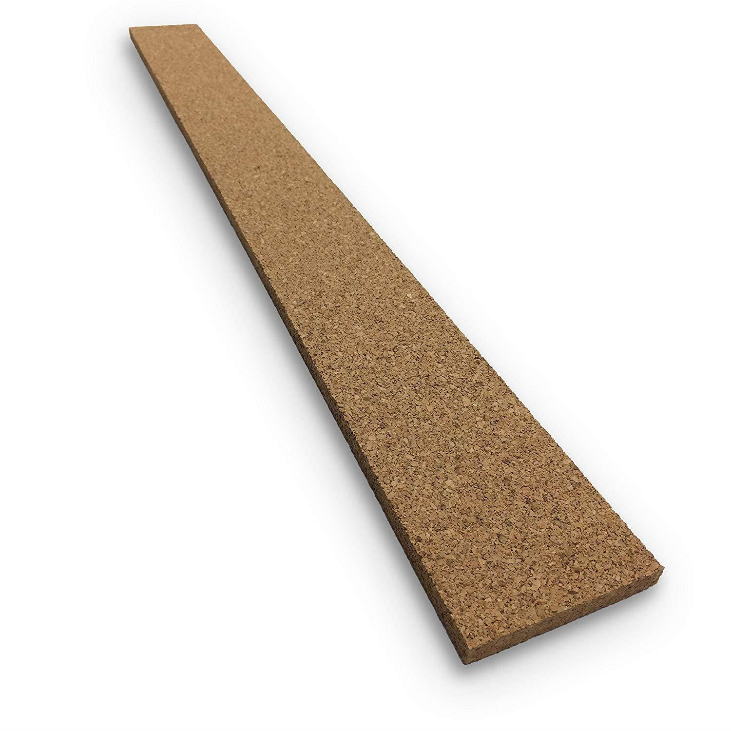 Thick Multi Purpose Cork Strips (4 Pack) Classroom Bulletin Board Bar 36x3.5x0.5 inches