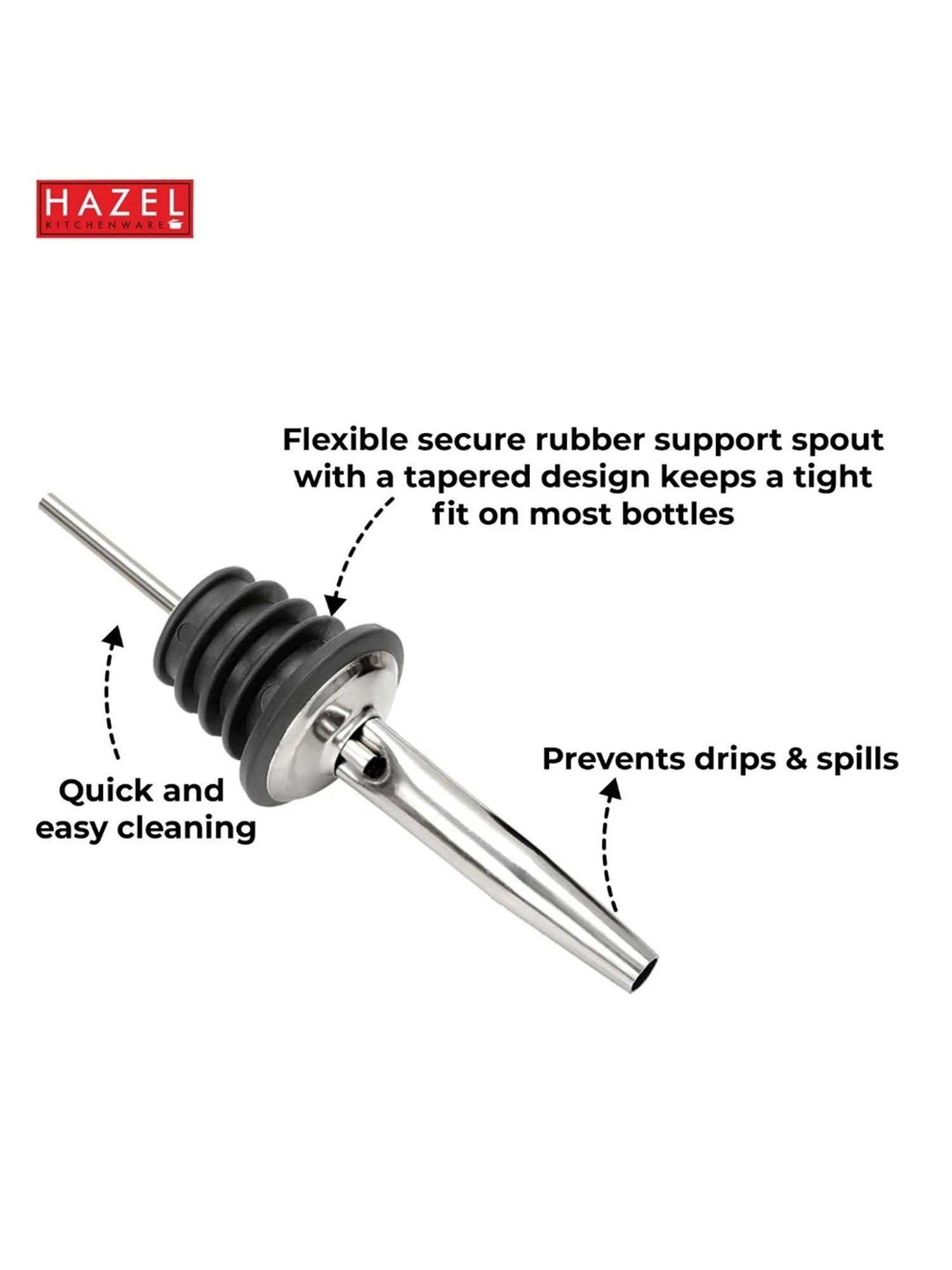 JOSEPH JOSEPH Silver & Green Steel 30.5 cm Elevate Tong - Set of 1