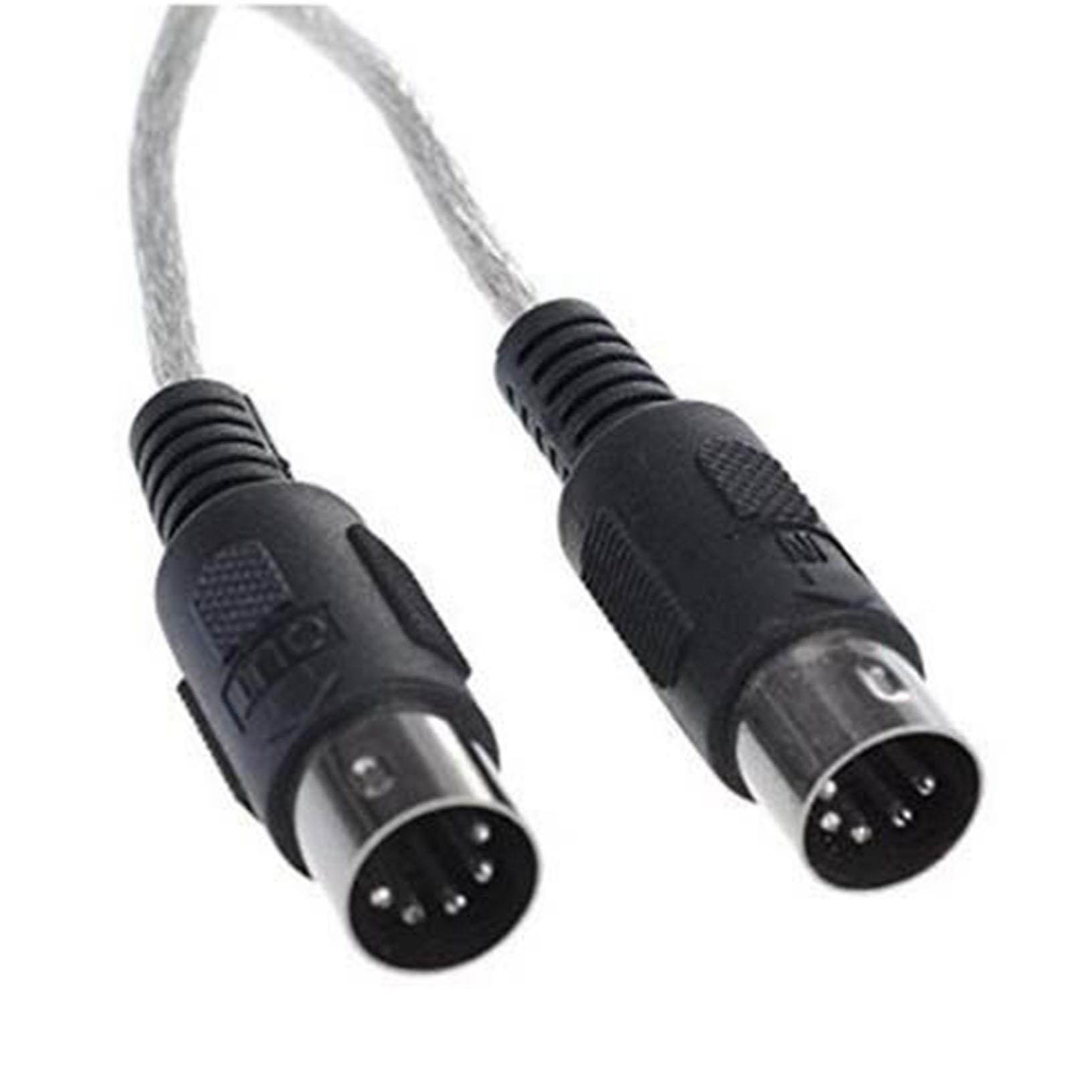 USB IN-OUT MIDI cable converter PC to music keyboard adapter cord X0Q5