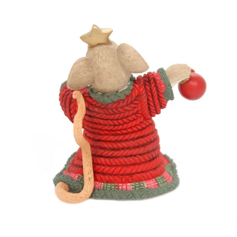 Charming Tails 3.0" That's One Tree-Ific Sweater Christmas Dean Griff Mouse  -  Decorative Figurines