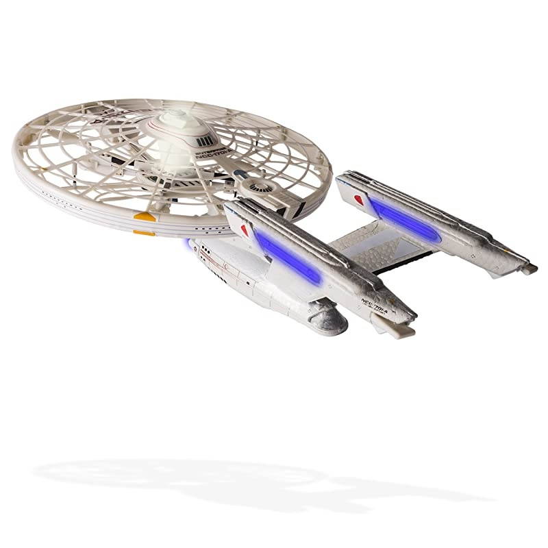 Star Trek USS Enterprise NCC1701A Remote Control Drone with Lights and Sounds 24 GHZ 4 Channel