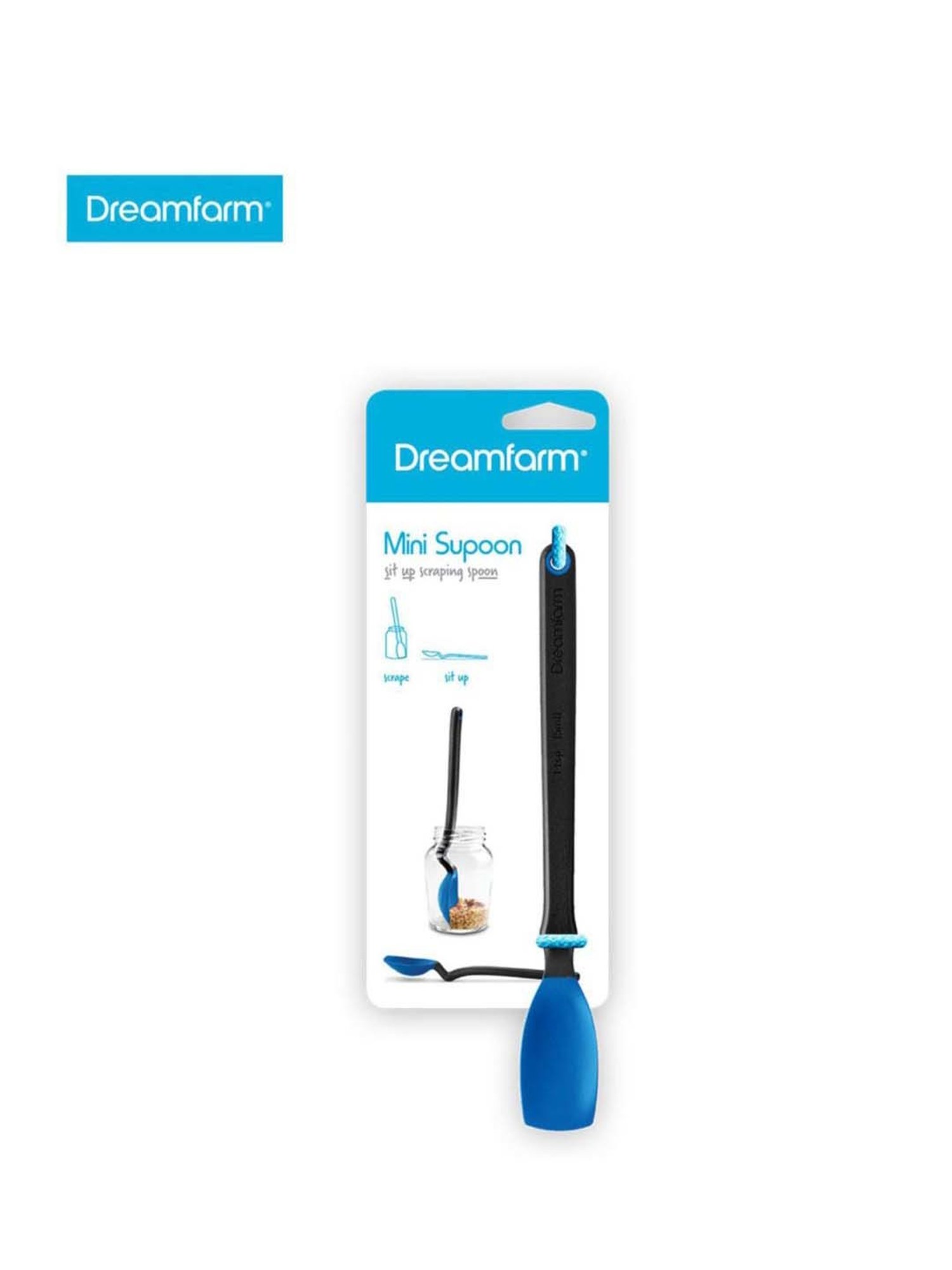 Dreamfarm Blue Medium Sit Up Scraping Supoon