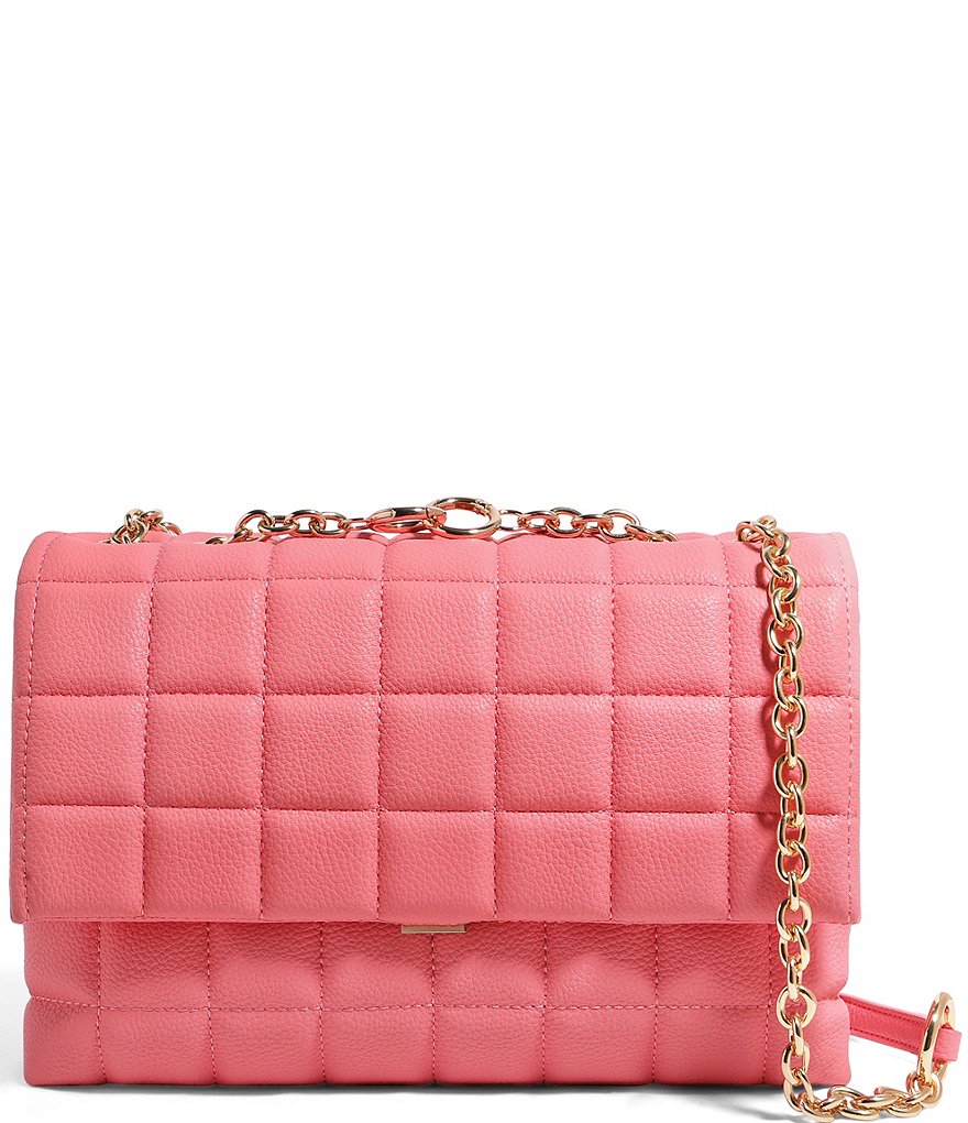 House of Want H.O.W. We Step Up Quilted Vegan Leather Shoulder Bag