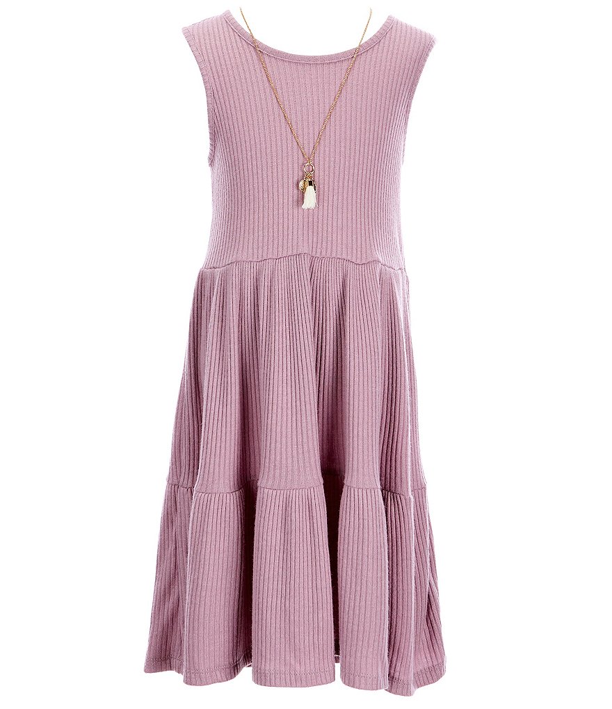 Ally B Big Girls 7-16 Flutter-Sleeve Dotted Top & Shorts Set