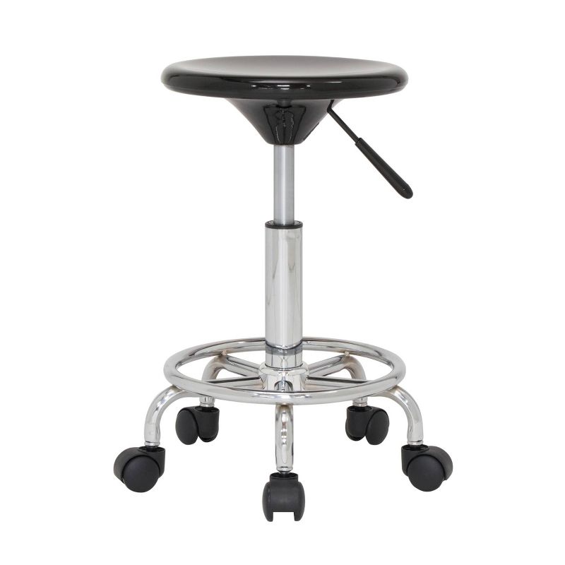 Studio Adjustable Barstool Black/Chrome - studio designs