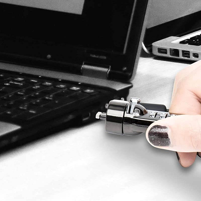 Laptop Cable Lock Hardware Security Cable Lock Anti Theft Combination Lock for iPad Tablet Laptop MacBook Dell HP Lenovo Kindle Surface Samsung Android and All Other Notebooks and Tablets