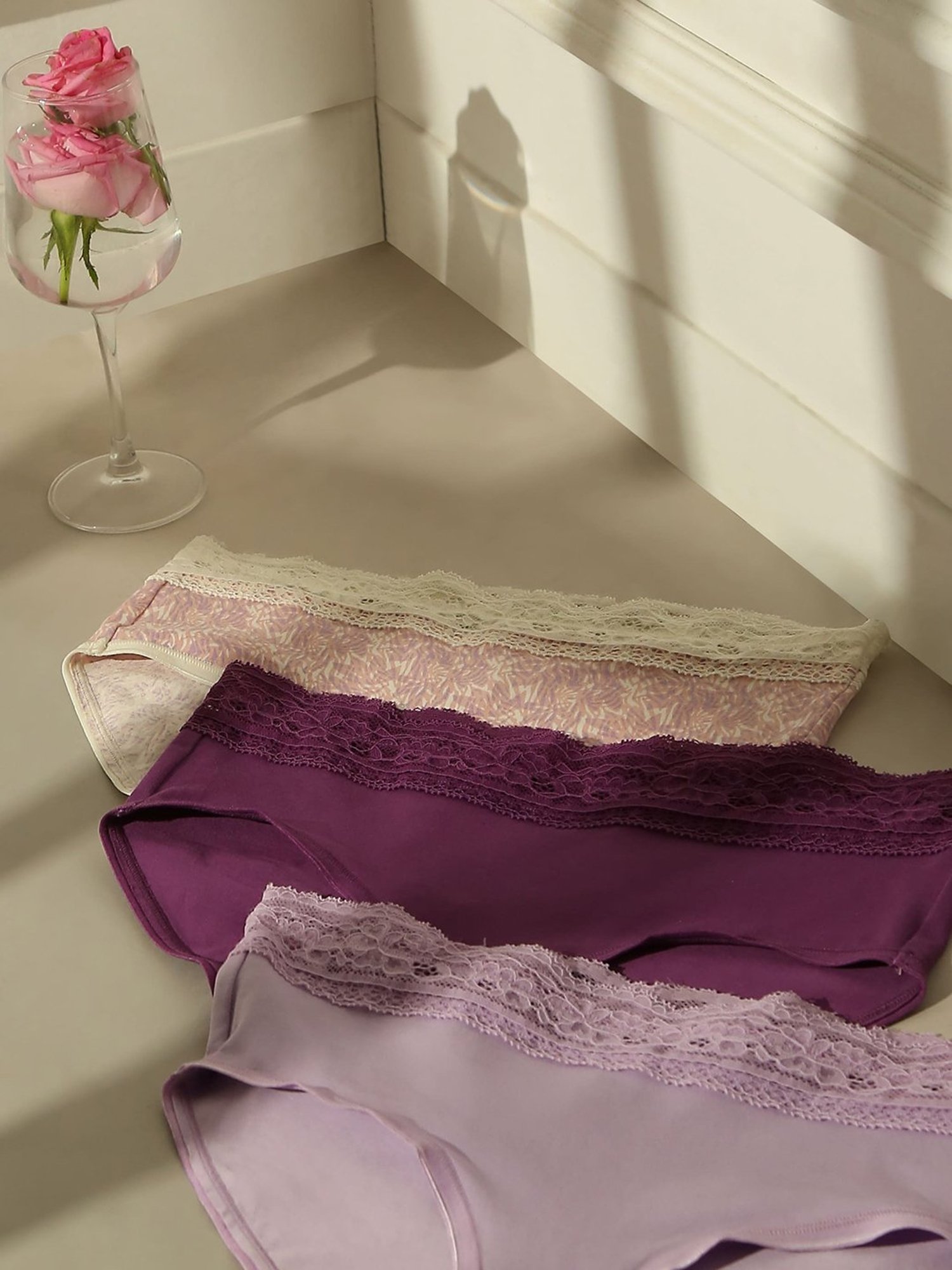 Vero Moda Intimates Multicolor Hipster Panty - Pack of 3