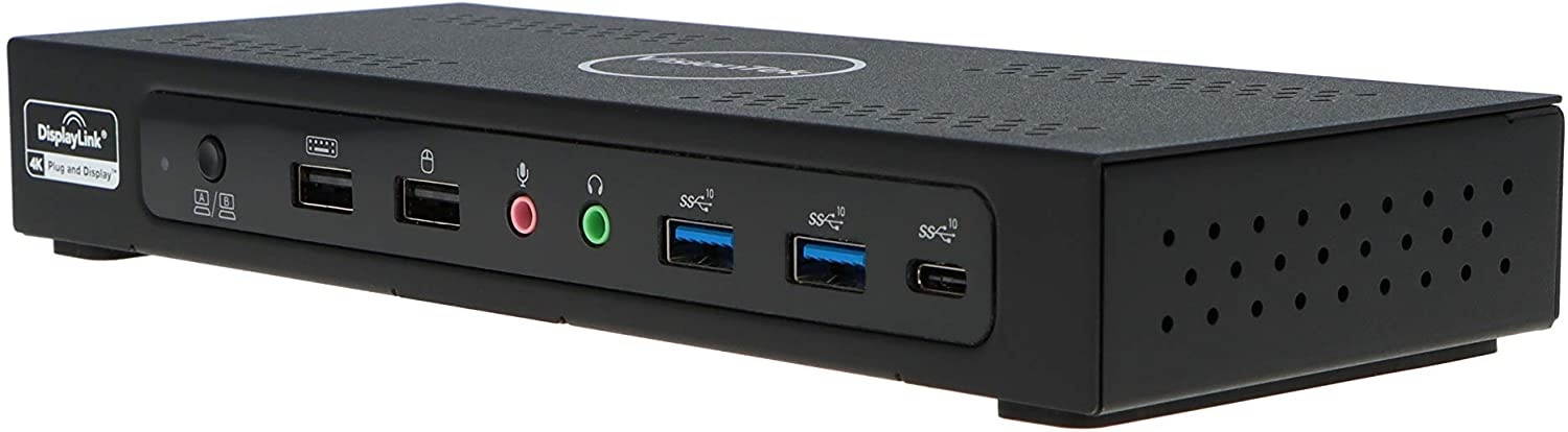 VisionTek VT4900 KVM USB-C Docking Station - Dual Host 100W Charging, Triple 4K Display, 4X USB, 1x USB-C, Ethernet and Audio, for Windows, Mac and Chrome OS (901406)