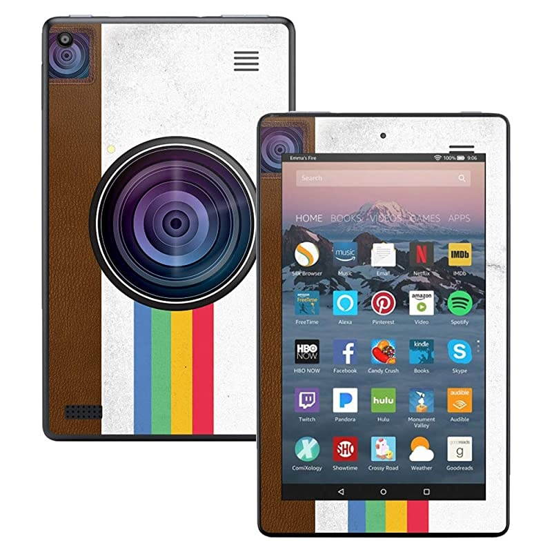 Skin Compatible with  Kindle Fire 7 2017 Vintage Polaroid | Protective Durable and Unique Vinyl Decal wrap Cover | Easy to Apply Remove and Change Styles | Made in The USA