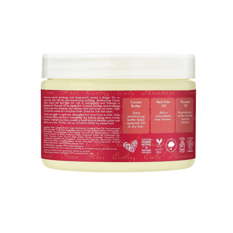 SheaMoisture Red Palm Oil & Cocoa Butter Curl Stretch Pudding - 12oz