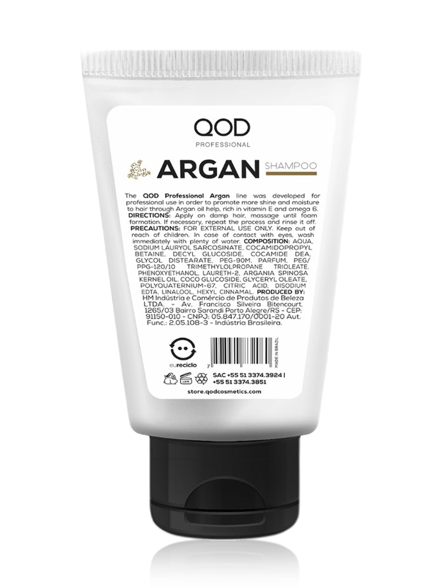 QOD Professional Argan Shampoo - 60 ml