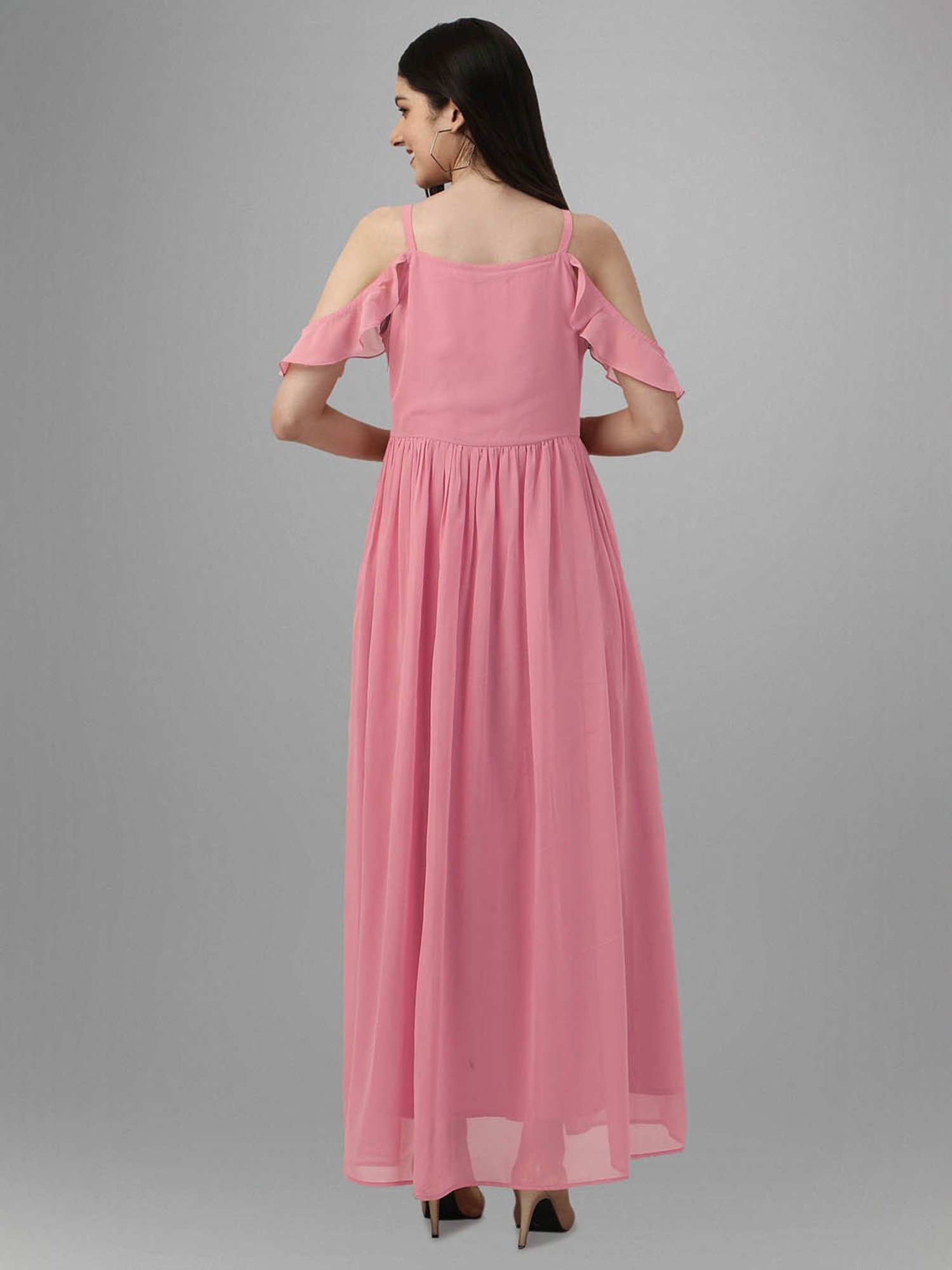 MASAKALI.CO Peach Maxi Dress