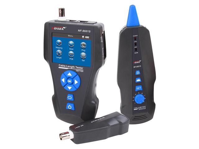 Noyafa NF-8601S TDR LCD Network Cable Tester Tracker For RJ45/RJ11/ Metal Cable