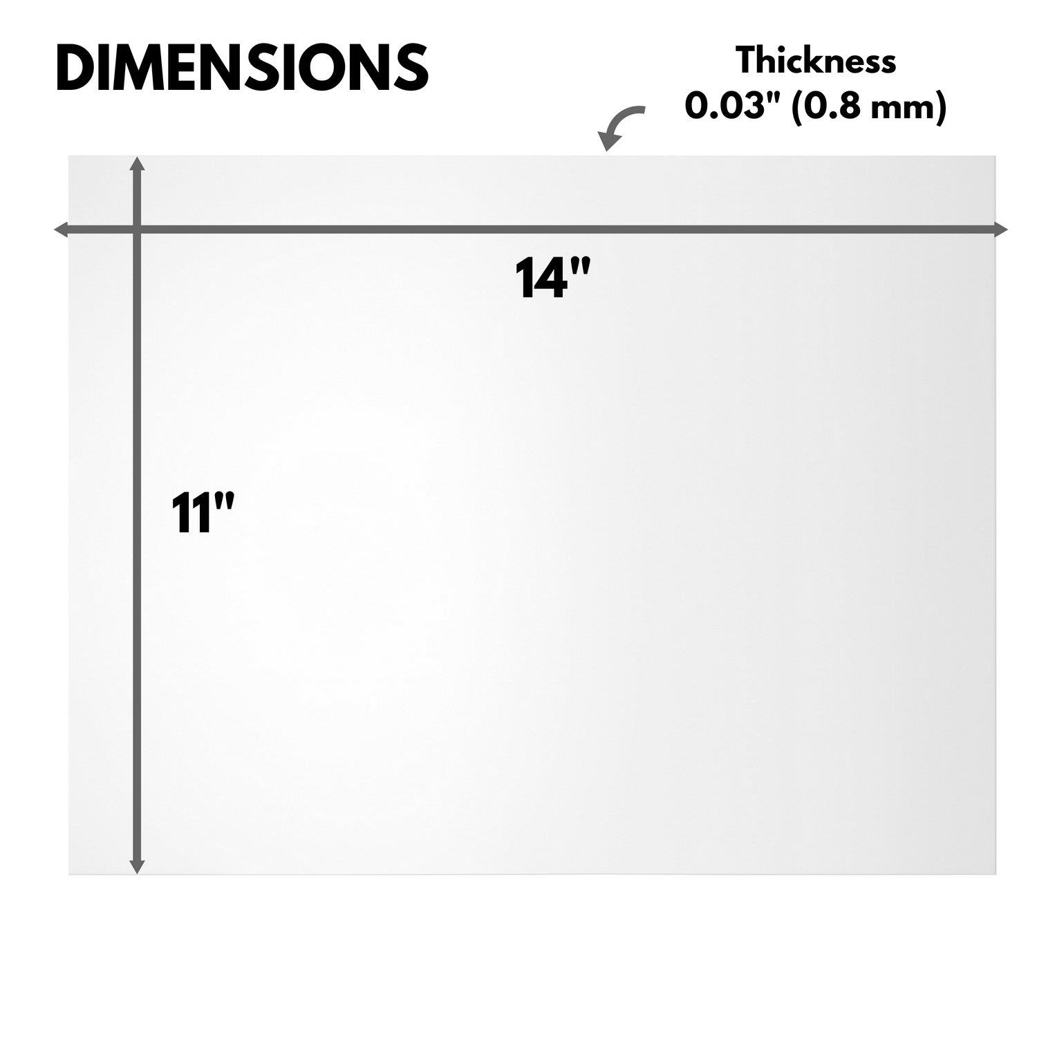 Icona Bay 11x14 Picture Frame Glass Replacement PET (11 x 14, 5 Pack) PET is Ideal Replacement Glass Material, Avoid Glass Shattering, Your Superior Replacement Picture Frame Glass Has Arrived