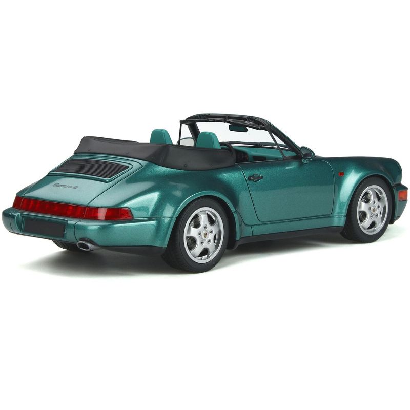 Porsche 911 (964) Carrera 2 Convertible Turbo Look Green Metallic w/Green Interior Ltd Ed 911 pcs 1/18 Model Car by GT Spirit