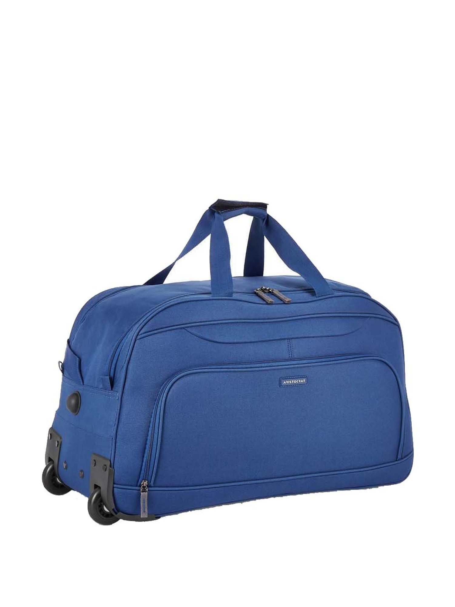 Aristocrat Blue Medium Soft Duffle Trolley - 63.5 cm