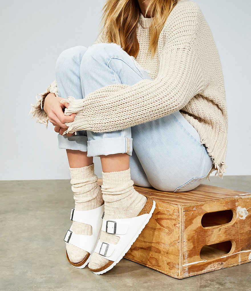 Birkenstock Women's Arizona Double Banded Buckle Slip-On Sandals