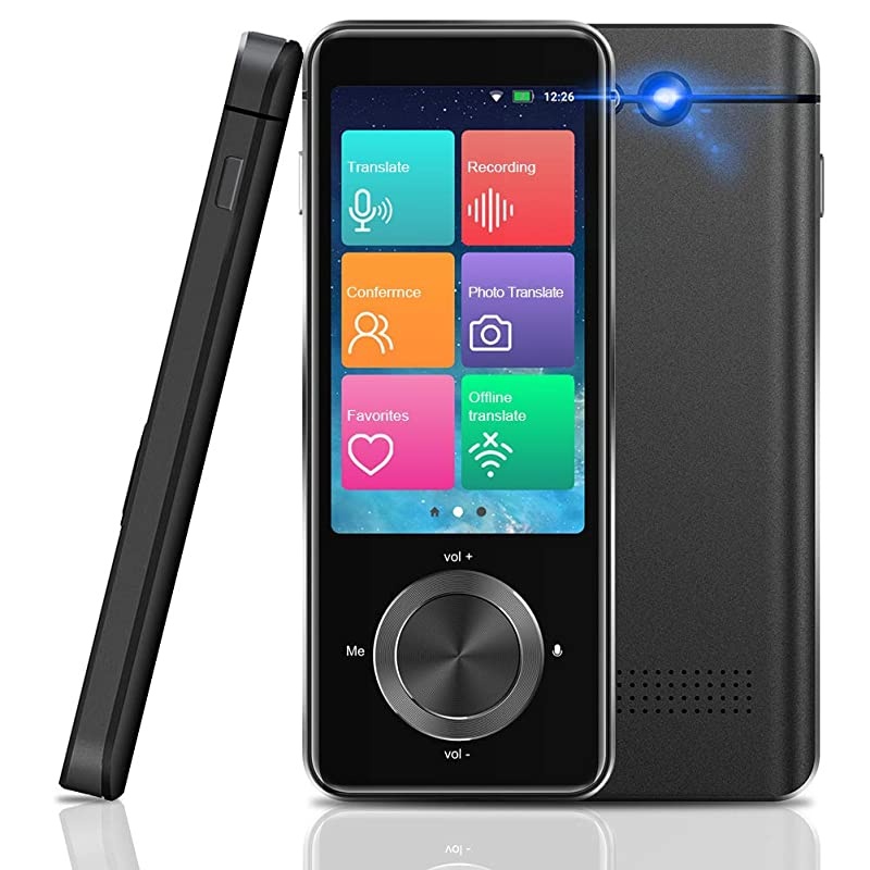 Language Translator Device, Portable Voice Translator All Languages 108+ Countries WiFi/Hotspot/Offline Two Way Instant Voice Translator 3.0 in Touch Screen