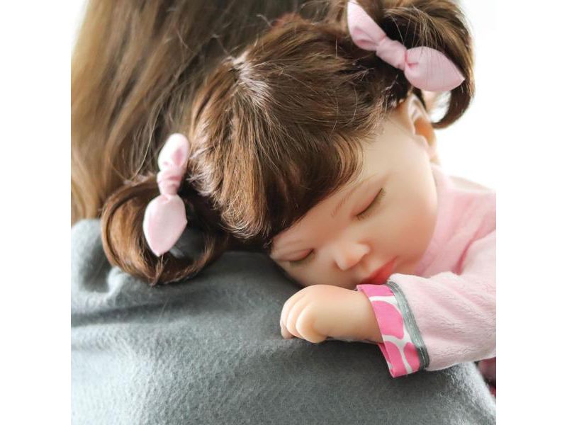 Paradise Galleries Reborn Toddler Doll with Heartbeat- Sleeping Tall Dreams, 20 inches, SoftTouch Vinyl, Weighted Body, 5-Piece Reborn Doll Set