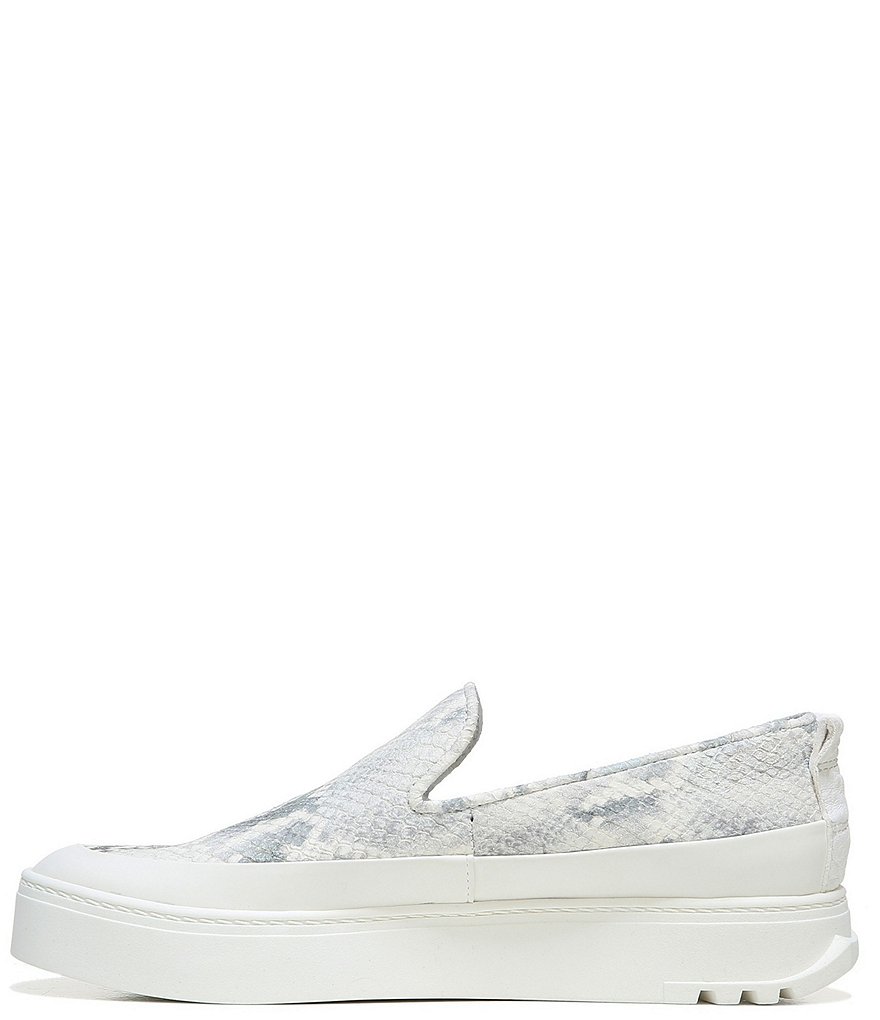 Sarto by Franco Sarto Debra2 Snake Print Leather Platform Slip Ons