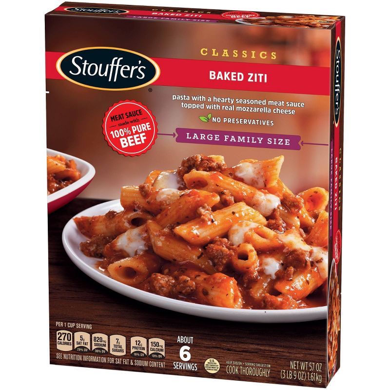 Stouffer's Frozen Family Size Baked Ziti - 57oz