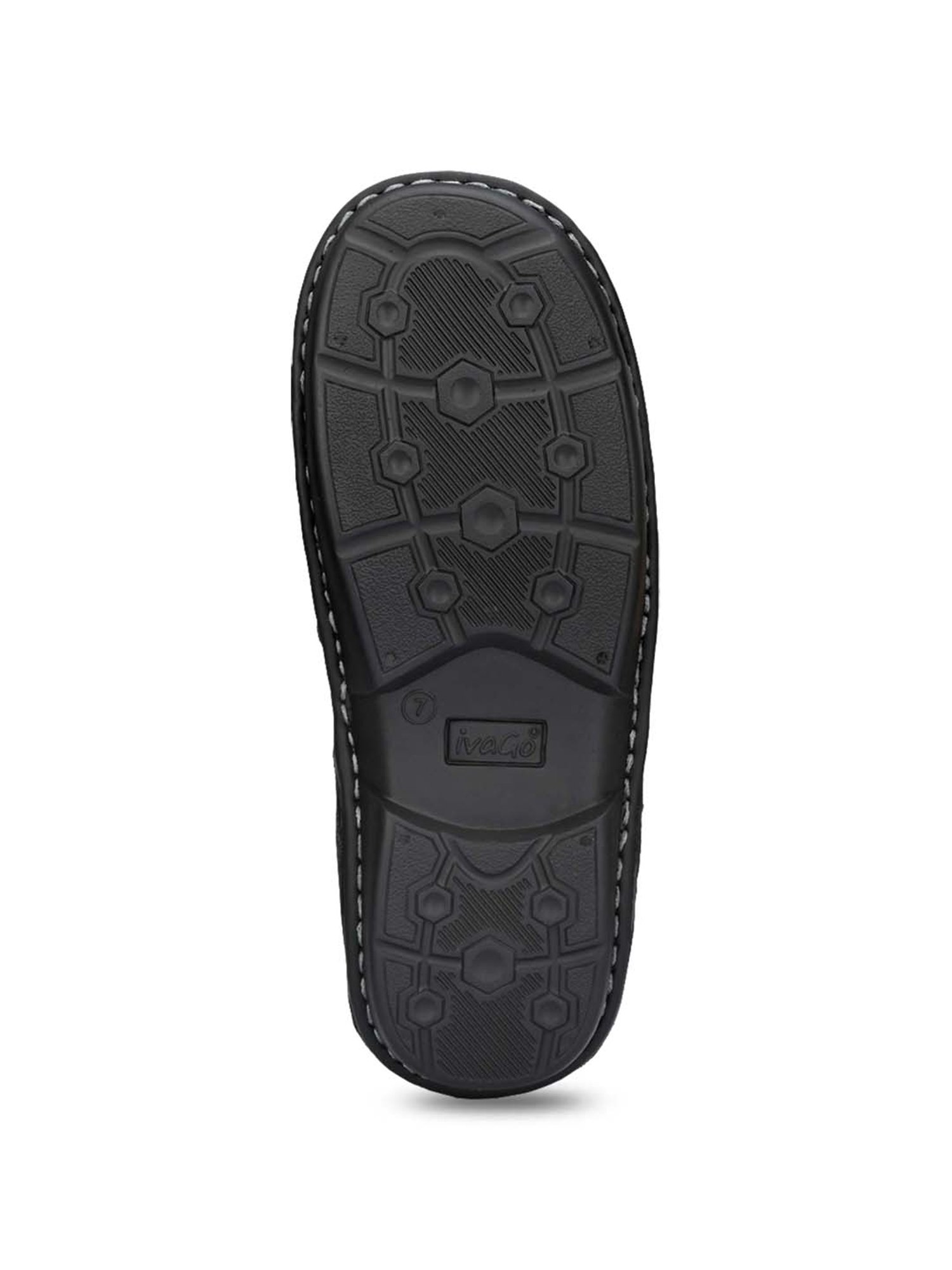 El Paso Men's Black Casual Sandals
