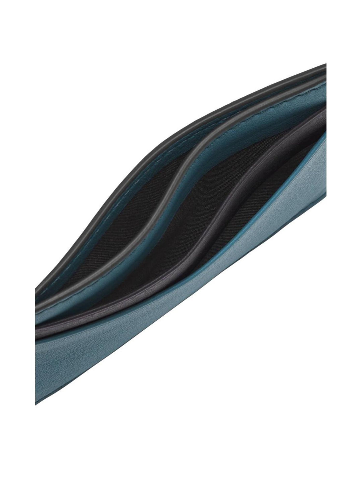 Fossil Blue Solid Card Holder