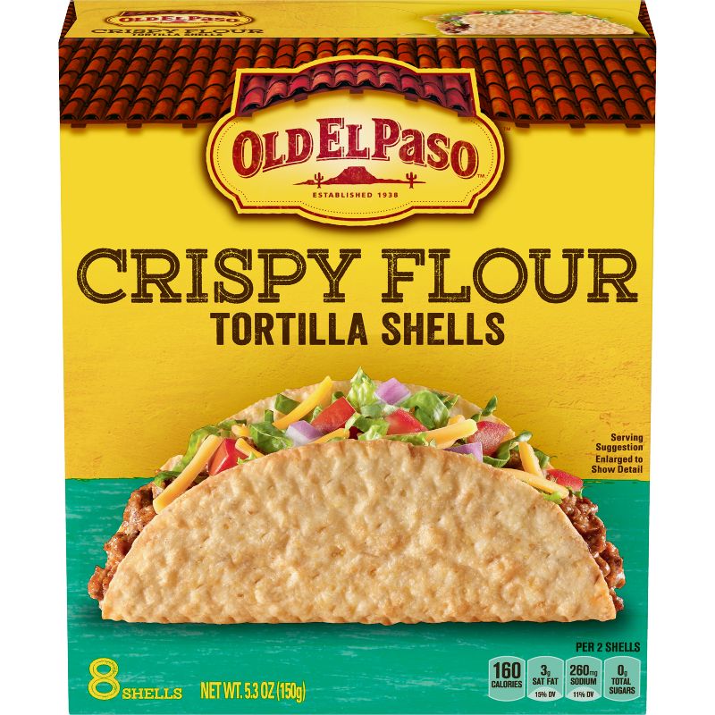 Old El Paso Crispy Flour Tortilla Shells - 5.3oz/8ct