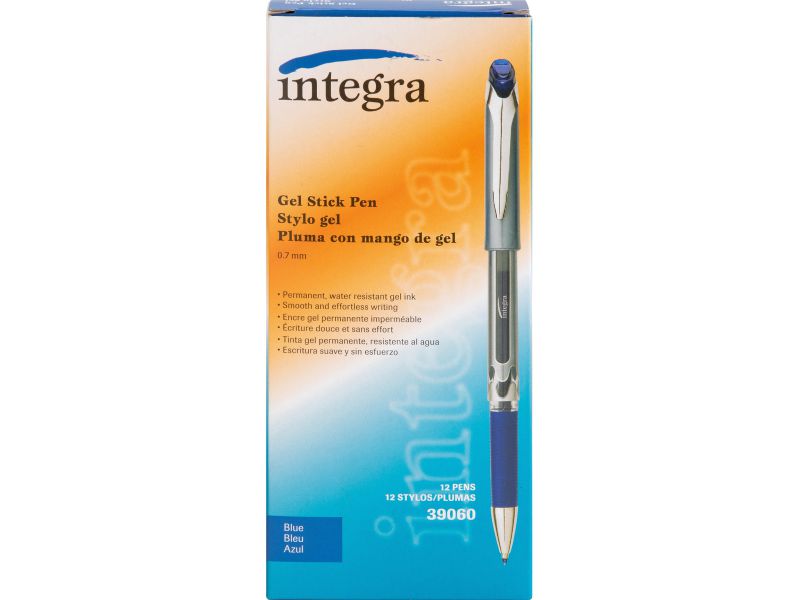 Integra .7mm Premium Gel Ink Stick Pens