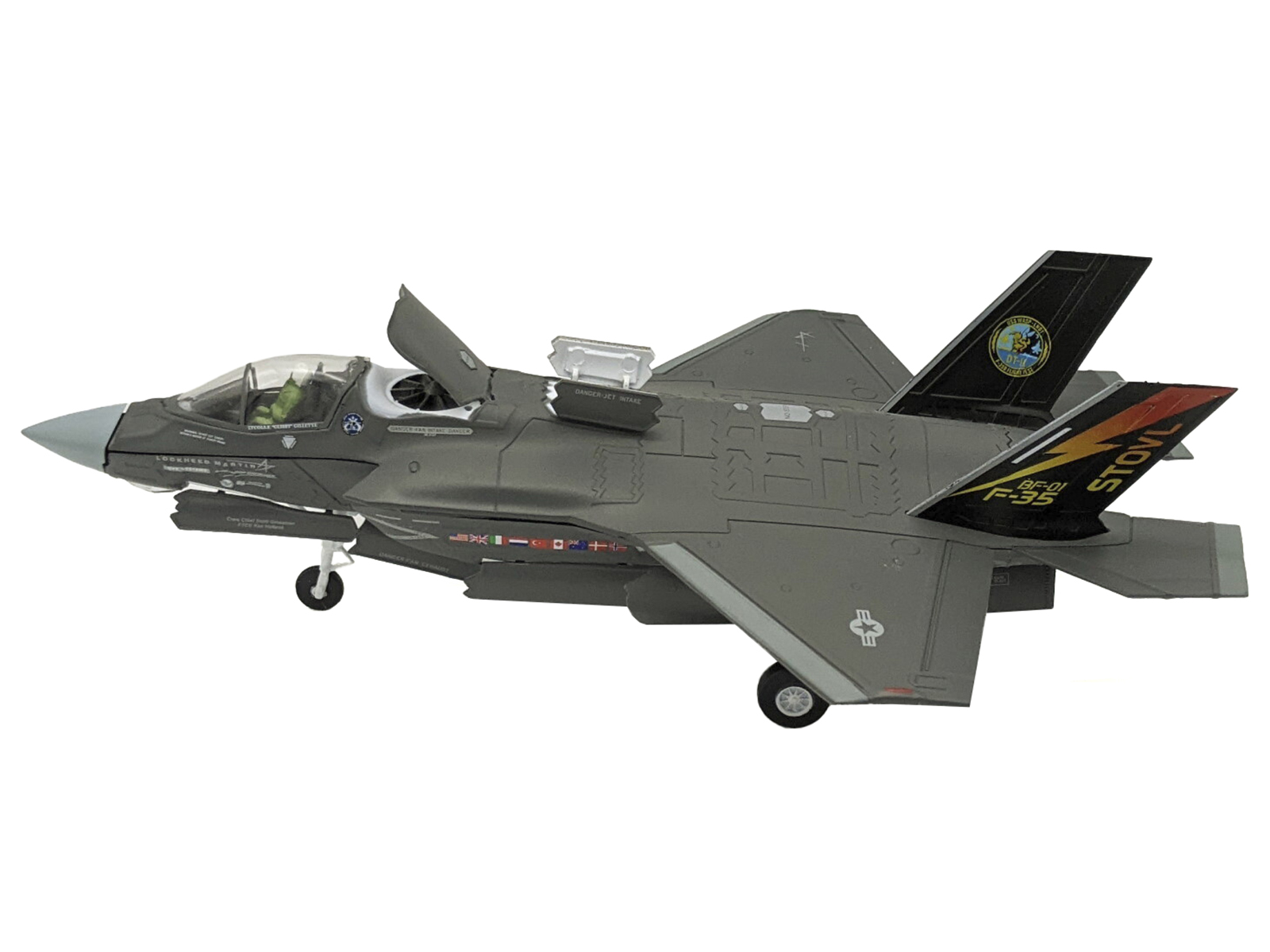 Lockheed Martin F-35B Lightning II Aircraft "VMFA-225 Vikings Yuma Marine Corps Air Station" (2023) United States Marine Corps "Air Power Series" 1/72 Diecast Model by Hobby Master