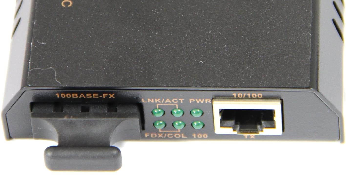 SignaMax 10/100BaseT/TX to 100BaseFX Media Converter, Multimode/SC, 2km