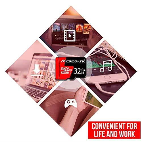 Alice Zeng 32GB U1 Red and Black TF (Micro SD) Memory Card