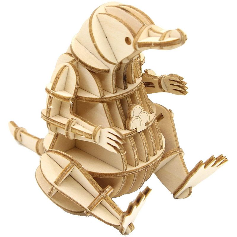 Incredibuilds Fantastic Beasts and Where to Find Them Niffler Book & Wood Model Figure Kit