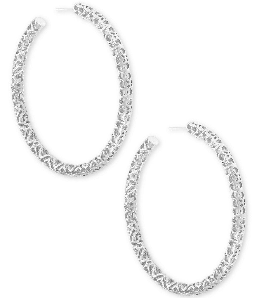 Kendra Scott Maggie Hoop Statement Earrings