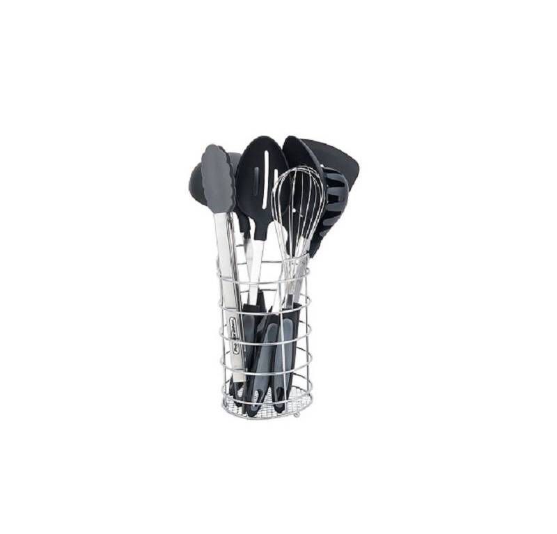Proctor Silex 8pc Utensil Set - Black
